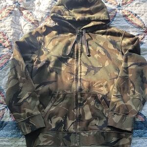 Ralph Lauren Camo Hoodie XL (Green)